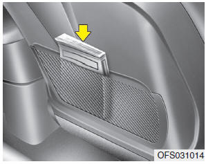 Hyundai Veloster: Front seat adjustment. Seatback pocket (if equipped)
