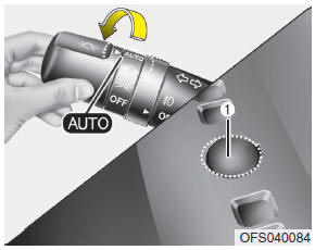 Hyundai Veloster: Lighting control. Auto light position