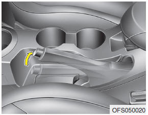 Hyundai Veloster: Parking brake. Applying the parking brake