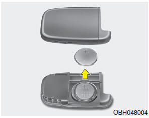 Hyundai Veloster: Battery replacement. A smart key battery should last for several years, but if the smart key is not