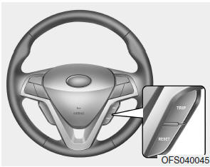 Hyundai Veloster: Gauges. Trip computer