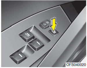 Hyundai Veloster: Power windows. Power window lock button
