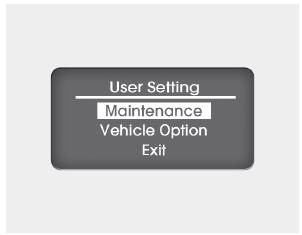 Hyundai Veloster: Gauges. Maintenance (if equipped)