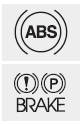 Hyundai Veloster: Warnings and indicators. If these two warning lights illuminate at the same time while driving, your vehicle