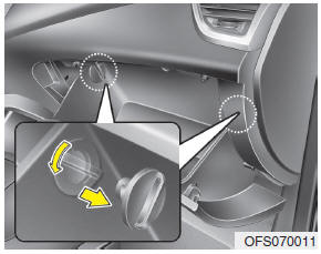 Hyundai Veloster: Climate control air filter. Filter replacement