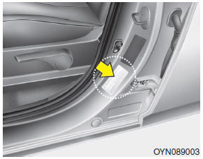 Hyundai Veloster: Tire specification and pressure label. The tires supplied on your new vehicle are chosen to provide the best performance